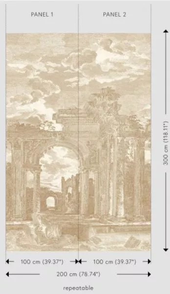 Sculptura Rovine 42562 Toffee