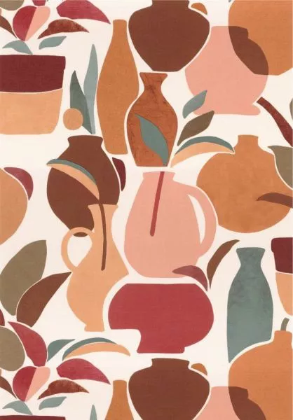 Vallauris 76210712 Grenat/orange brulée