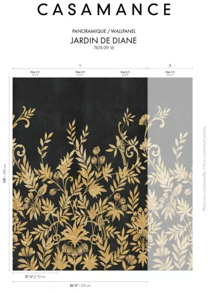 Jardin de Diane 76740916 Noir/doré