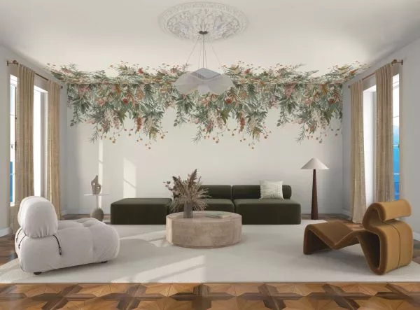 Wisteria 76802242 Ivoire/vert amande