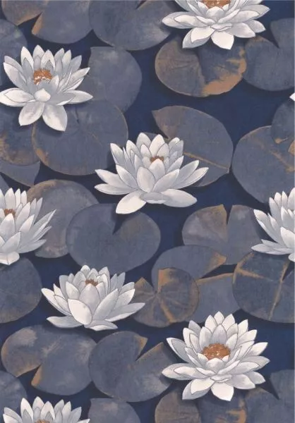 Gardens Nymphea 87636981 Bleu encre