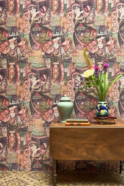 Decors Odisha Dance 97641 Red Rhapsody