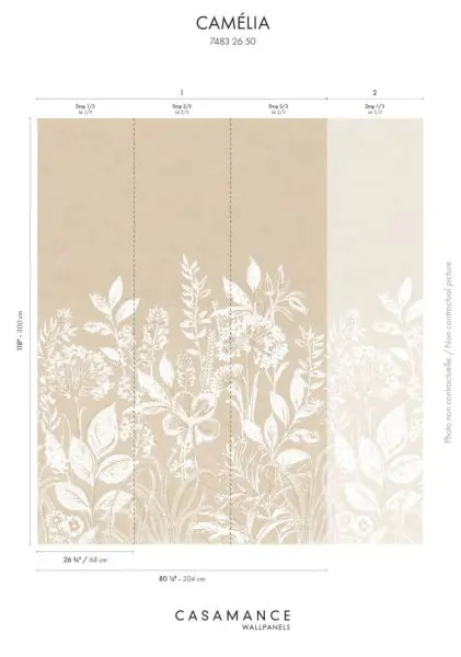 Camelia 74832650 Sable/ivoire