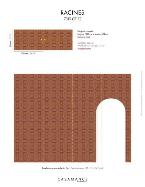 Racines 78190712 Terracotta/ocre