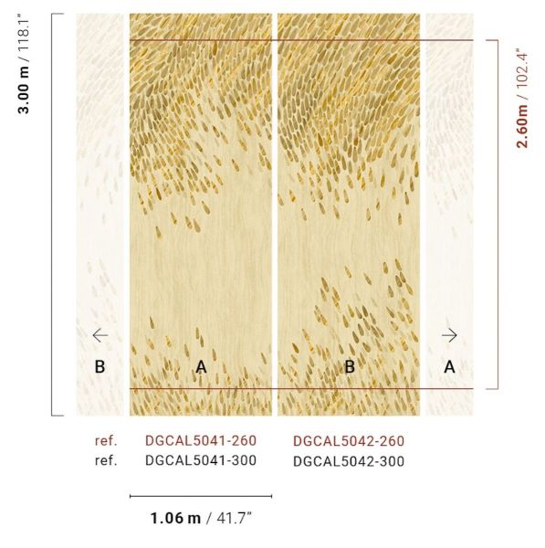 Lapilli gold DGCAL504-260