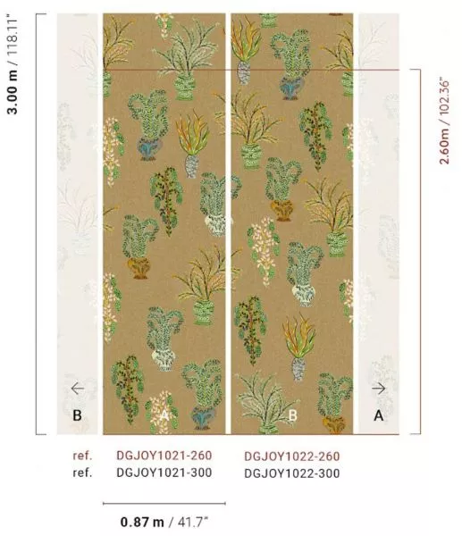 Bouquet Fawn DGJOY102 - 300cm