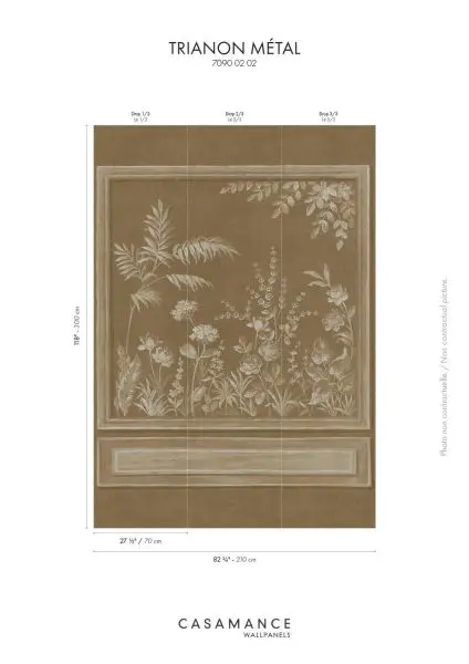 Trianon metal 70900202 Mordoré