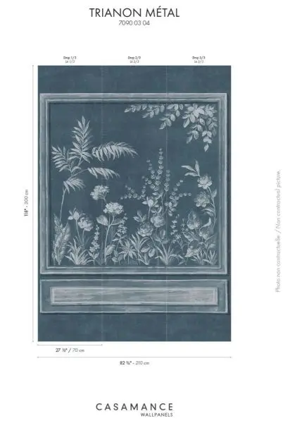 Trianon metal 70900304 Pierre bleue