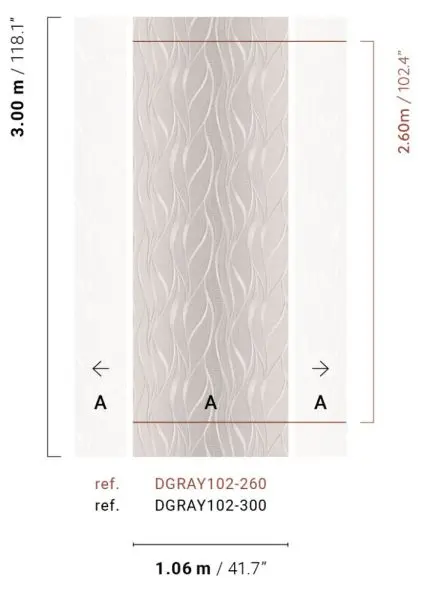 Unda Onyx DGRAY102-300
