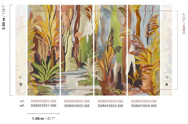 Taiga Jungle DGRAY202-260