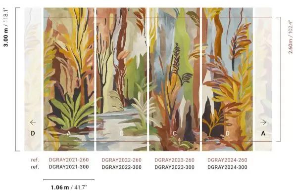 Taiga Jungle DGRAY202-260