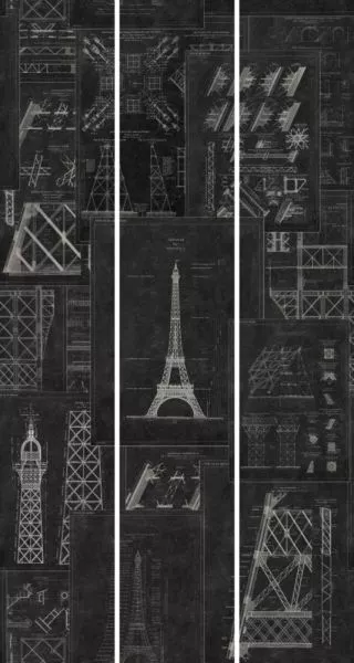Grand Eiffel Anthracite WP20218