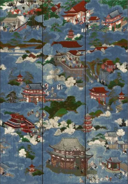 FLOATING WORLD Blue WP20646