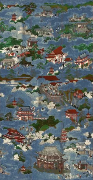 FLOATING WORLD Blue WP20646