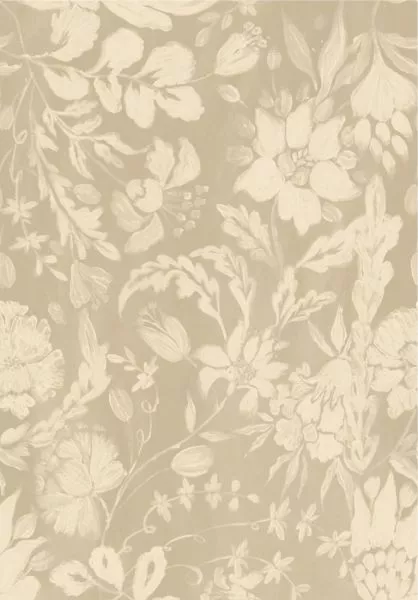 FLOWERY ORNAMENT Taupe WP30036