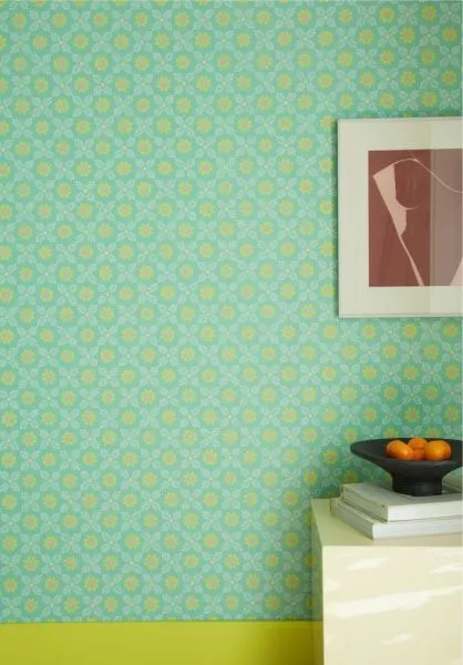 Ditsy Block - Green Verditer