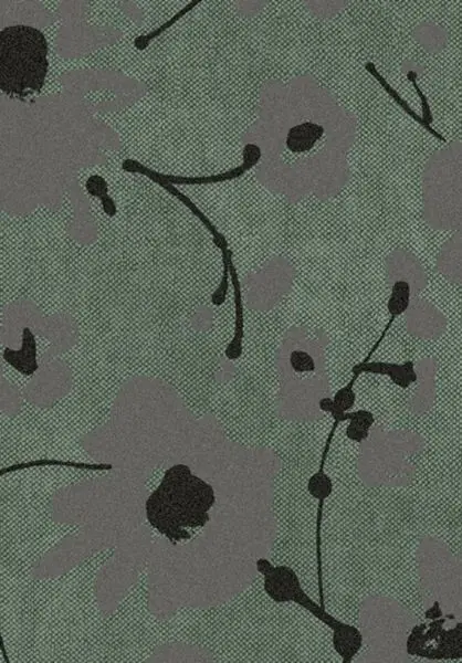 Velvet Metal Velvet Flower and Lin 18009 Bottle Green