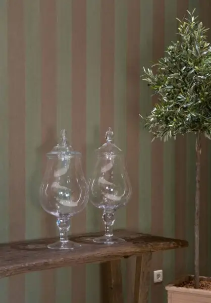 Les Rayures Stripe 30019 Green Baltic Sea