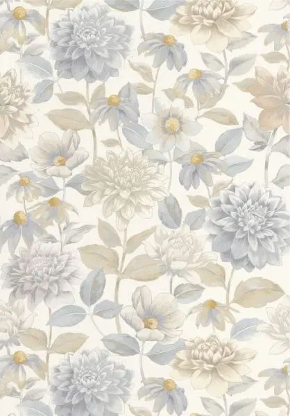 Gardens Dahlia 87661834 Beige lin