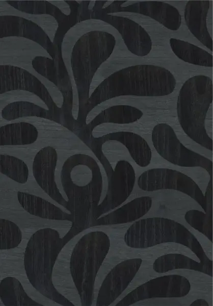 Woodblock Beetle Fern MO5022 Ebony