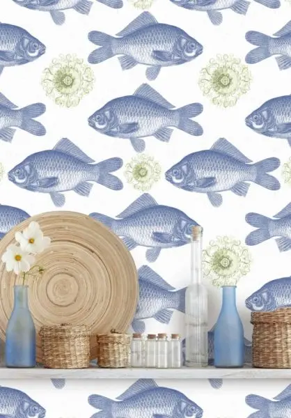 Fish Blue WP20009