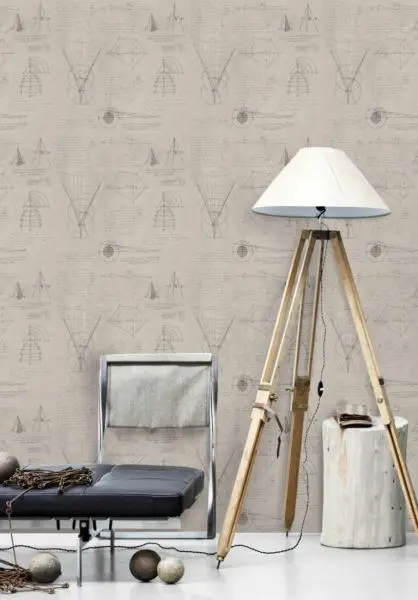 Newton Geometry Taupe WP20047