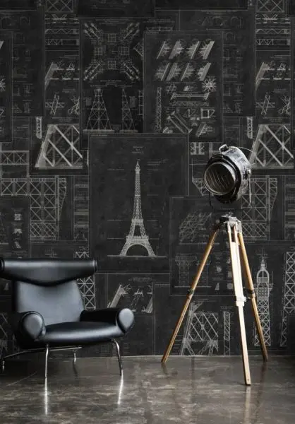 Grand Eiffel Anthracite WP20218