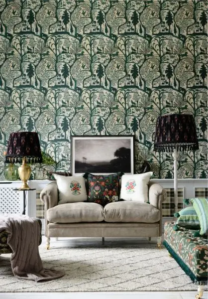 THE ENCHANTED WOODLAND Green WP20549