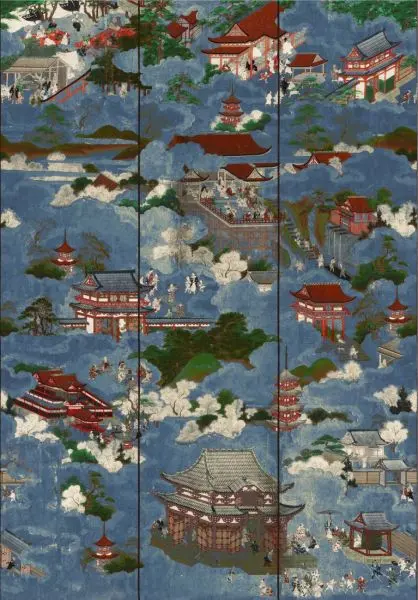 FLOATING WORLD Blue WP20646